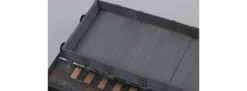 TRUMPETER 01518 Deutscher Eisenbahn-Flachwagen untere Seitenwände | Militär Bausatz 1:35