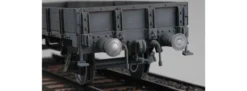 TRUMPETER 01518 Deutscher Eisenbahn-Flachwagen untere Seitenwände | Militär Bausatz 1:35