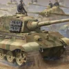 TRUMPETER 00910 Deutscher Königstiger 2in1 (Henschel + Porsche) | Panzer Bausatz 1:16