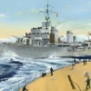 TRUMPETER 05787 Deutscher Zerstörer Z-25 1944 | Schiff Bausatz 1:700