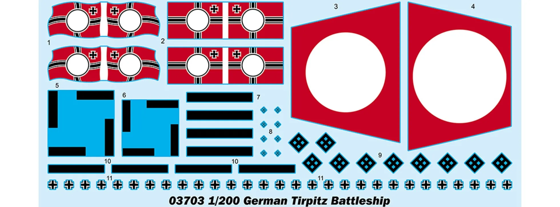 TRUMPETER 03703 Deutsches Schlachtschiff Tirpitz | Schiff Bausatz 1:200