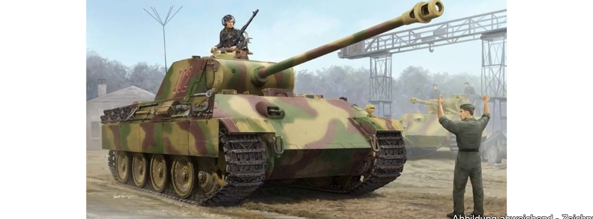 TRUMPETER 00928 Deutsches Sd. Kfz. 171 Panther Ausf. G Frühe Version | Panzer Bausatz 1:16