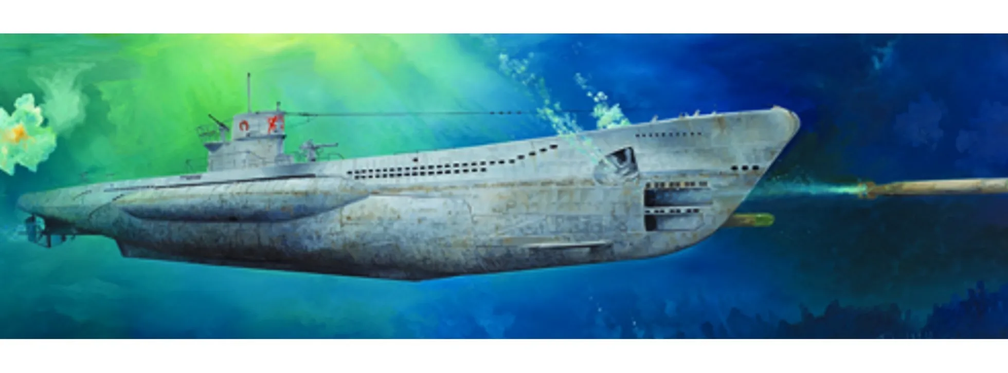 TRUMPETER 06801 DKM U-Boot U-552 Type VIIC | 140 cm | U-Boot Bausatz 1:48
