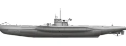 TRUMPETER 06801 DKM U-Boot U-552 Type VIIC | 140 cm | U-Boot Bausatz 1:48
