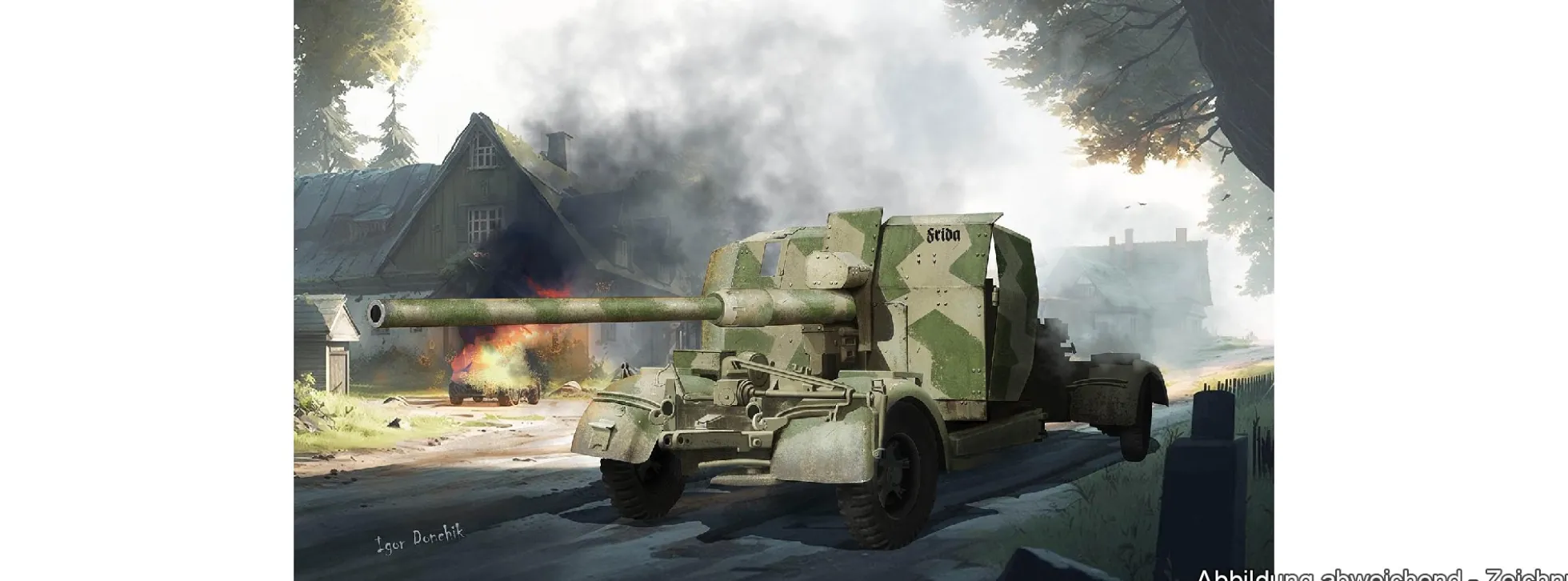 TRUMPETER 2358 Flak 41 8,8 cm | Geschütz Bausatz 1:35