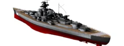TRUMPETER 03702 German Battleship Bismarck Bausatz 1:200