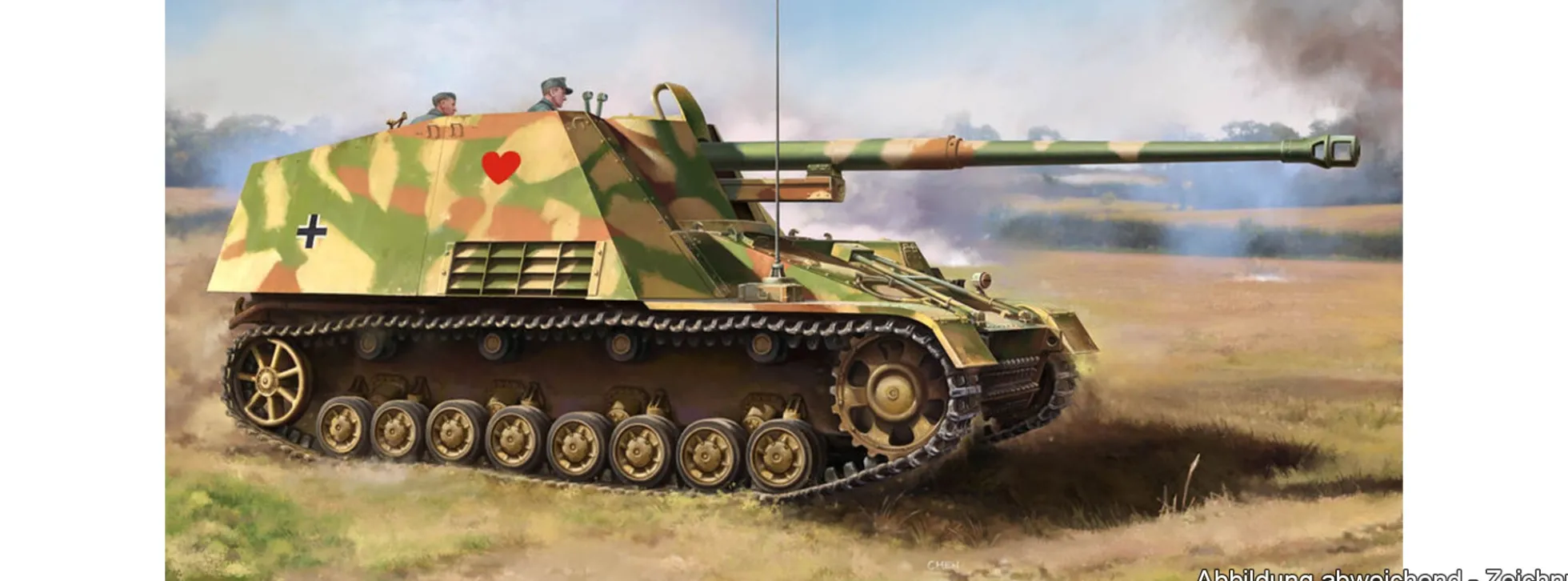 TRUMPETER 00954 German Sd. Kfz.164 Nashorn | Jagd-Panzer Bausatz 1:16