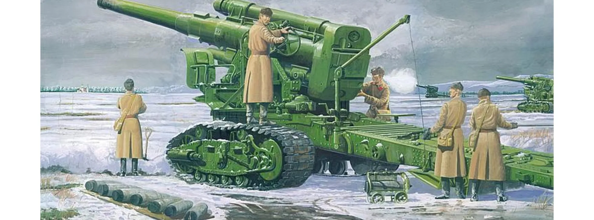 TRUMPETER 02307 Haubitze B-4 M1931 203mm | Militär Bausatz 1:35