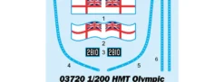 TRUMPETER 03720 HMT Olympic | Schiff Bausatz 1:200