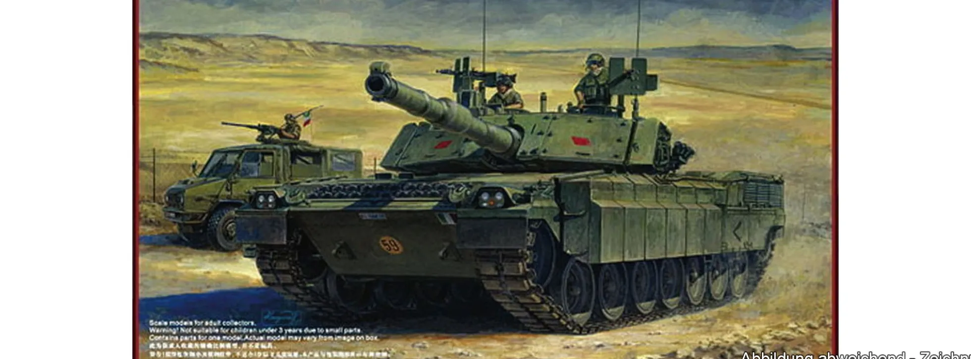 TRUMPETER 00394 Italienische Ariete C1 | Panzer Bausatz 1:35