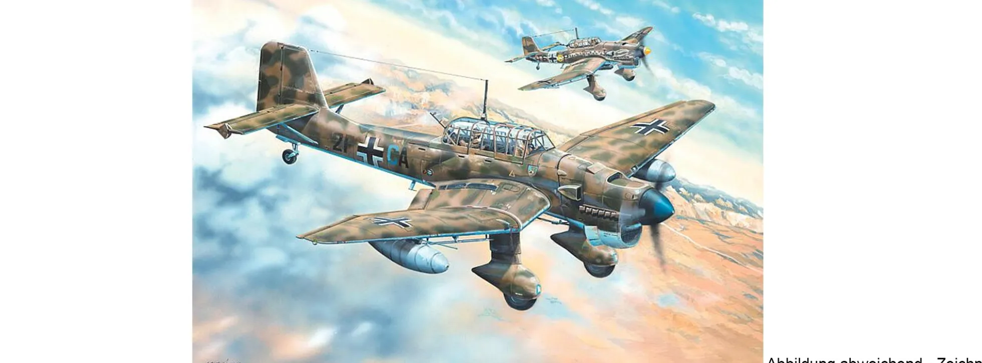 TRUMPETER 02423 Junkers JU-87R Stuka | Flugzeug Bausatz 1:24