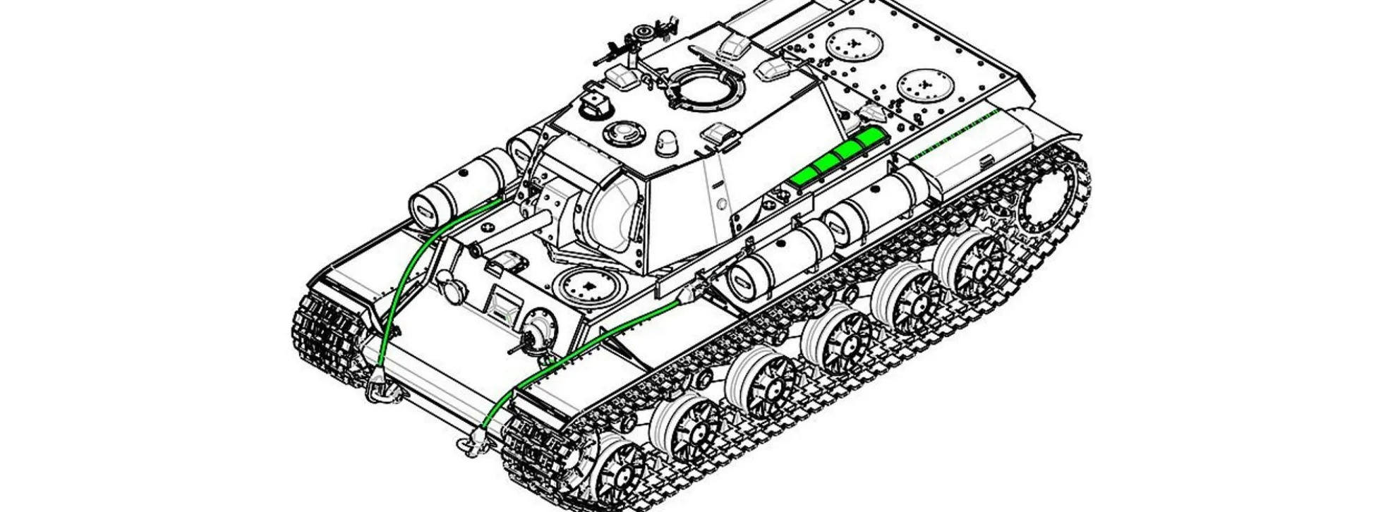 TRUMPETER 09597 KV-1 (1942) mit Crew | Panzer Bausatz 1:35