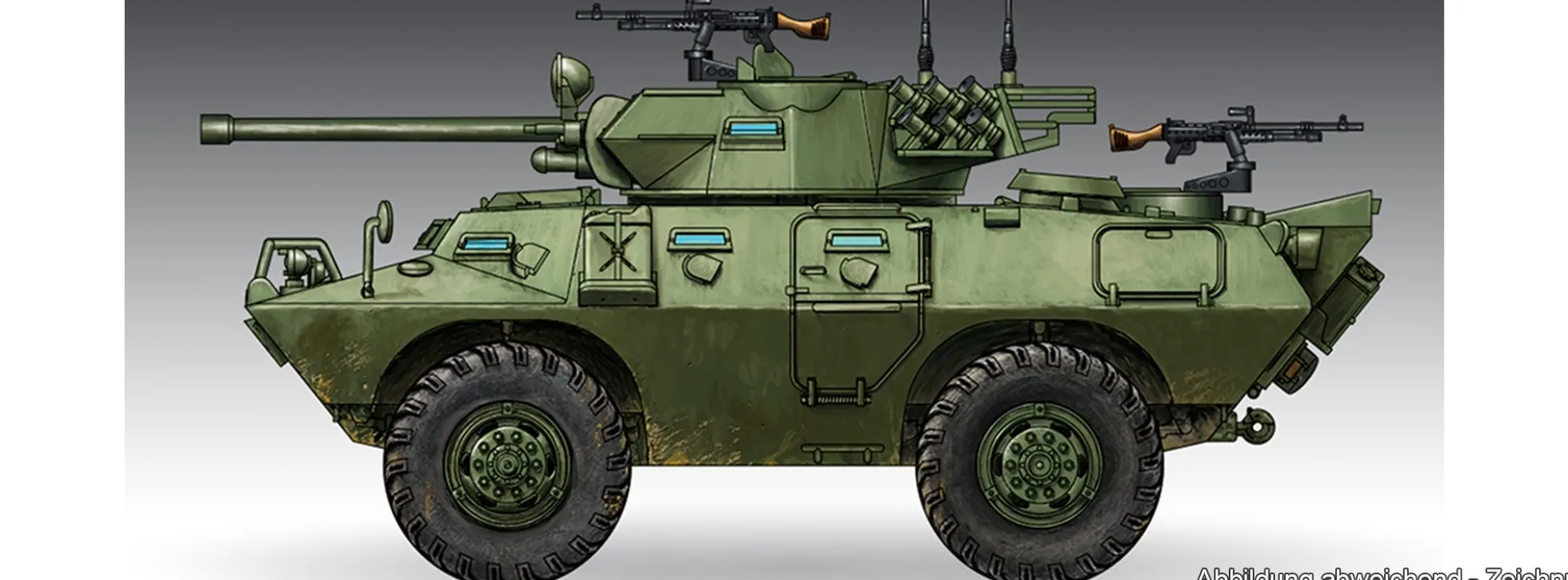 TRUMPETER 07442 LAV-150 APC 90 mm Mecar Kanone | Panzer Bausatz 1:72