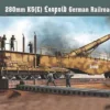 TRUMPETER 0207 Leopold 280 mm Eisenbahngeschütz | Geschützbausatz 1:35