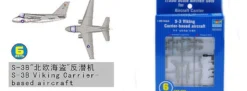 TRUMPETER 756226 Lockheed S-3 Viking 6 Stück für Flugzeugträger Bausatz 1:350