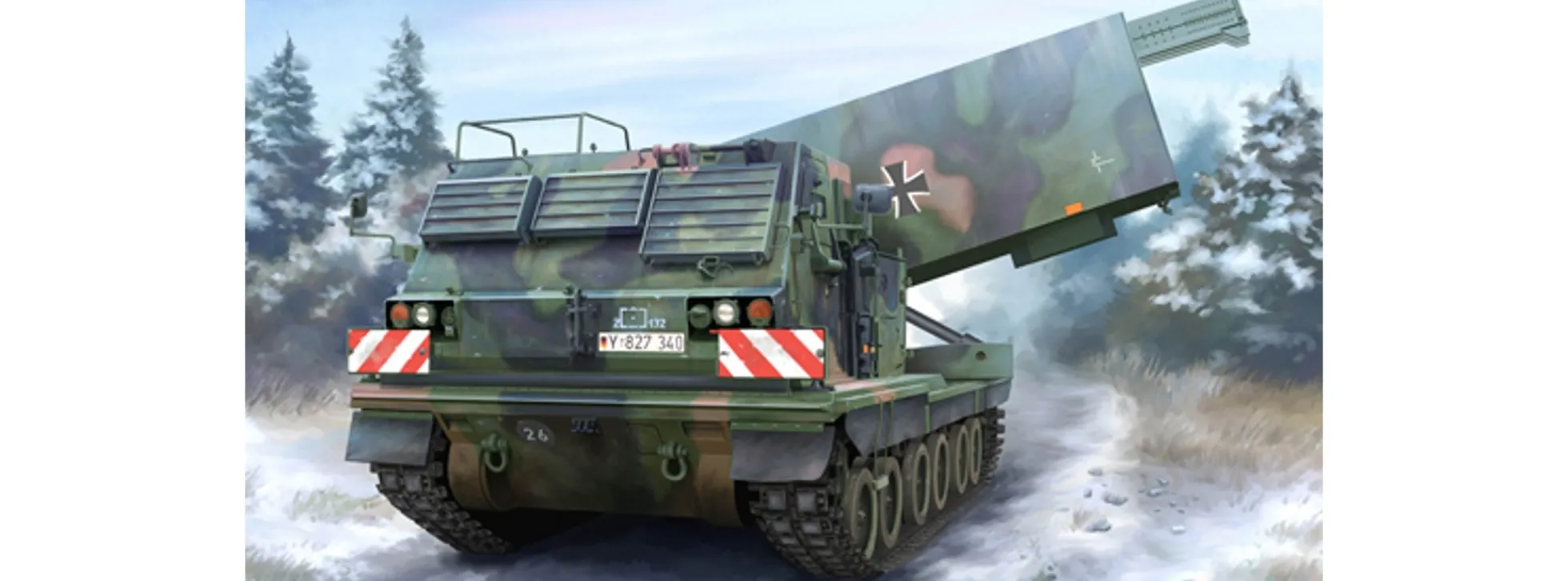 TRUMPETER 01046 M270/A1 MARS Raketenwerfer | Militär Bausatz 1:35