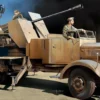 TRUMPETER 09595 Mercedes-Benz L4500A mit 5cm Flak 41 l | Militär Bausatz 1:35