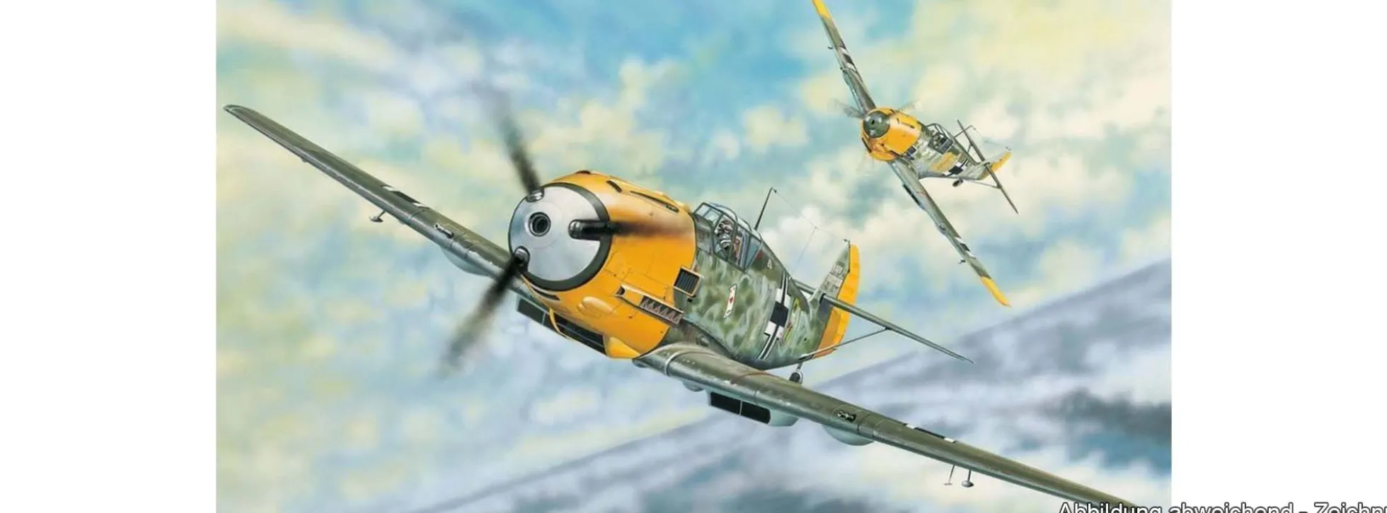 TRUMPETER 02288 Messerschmitt Bf-109E-3 | Flugzeug Bausatz 1:32