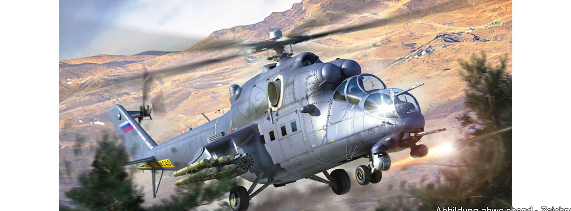 TRUMPETER 05830 Mil Mi-35M Hind-E | Hubschrauber Bausatz 1:48