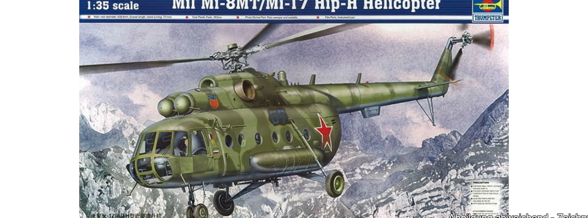 TRUMPETER 05102 Mil Mi-8MT/Mi-17 Hip-H | Helikopter Bausatz 1:35