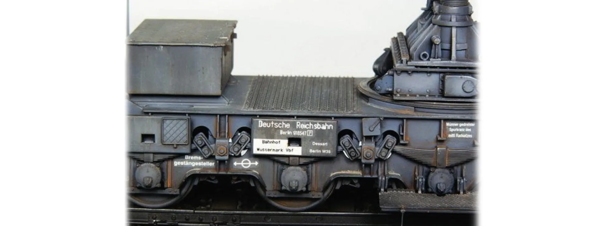 TRUMPETER 00209 Mörser Karl Gerät 040/041 Eisenbahntransport Bausatz 1:35