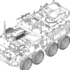 TRUMPETER 07425 M1134 Stryker Anti Panzer Lenkraketen | Panzer Bausatz 1:72