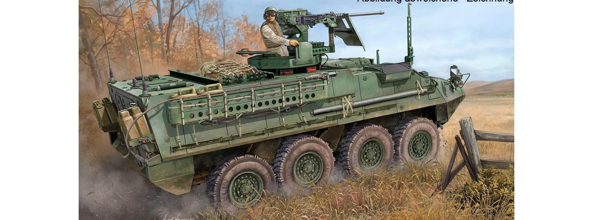 TRUMPETER 00398 M1131 Stryker FSV | Militär Bausatz 1:35