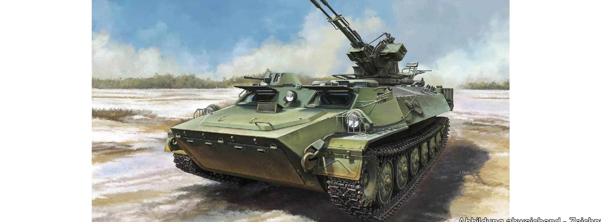 TRUMPETER 59618 MT-LB mit ZU-23-2 | Panzer Bausatz 1:35
