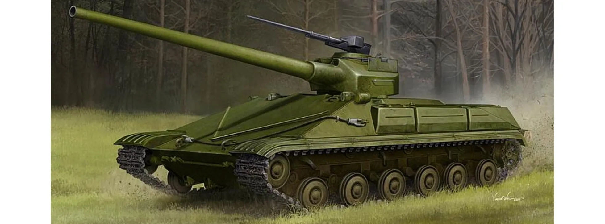 TRUMPETER 09580 Objekt 450 | Panzer Bausatz 1:35
