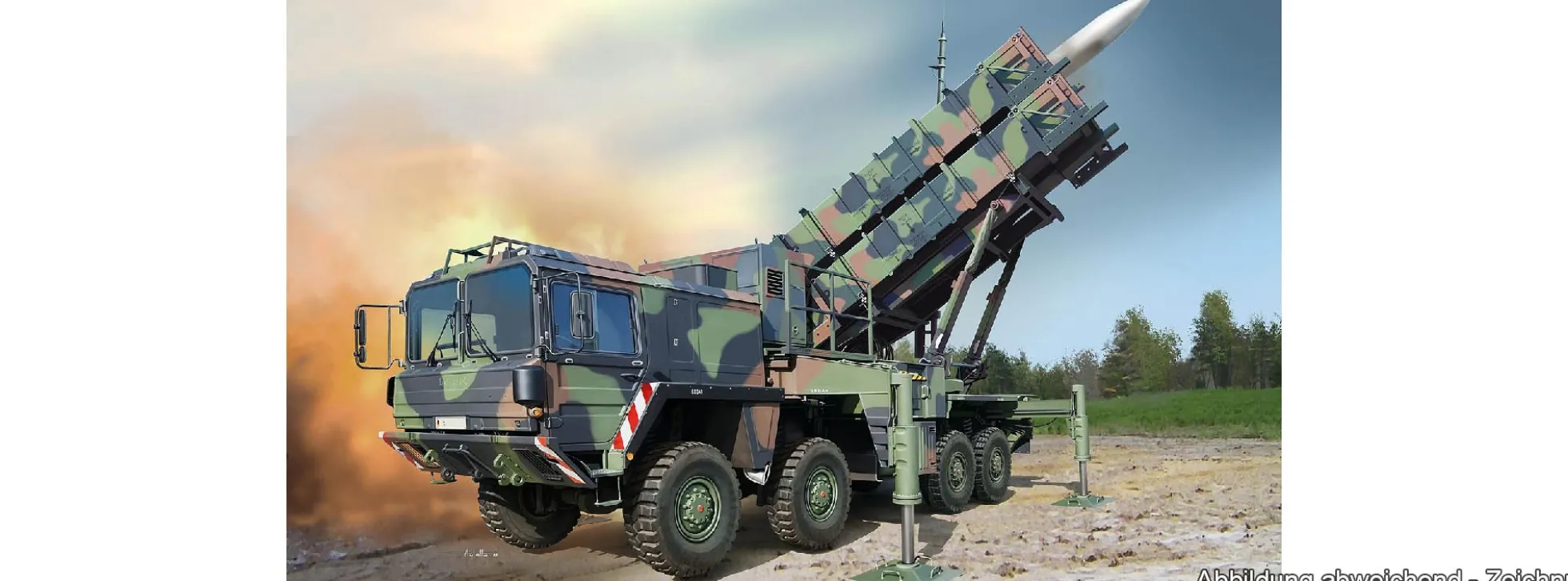 TRUMPETER 01088 Patriot Abschussrampe auf 15t. Mil GL BRA1 | Militär Bausatz 1:35