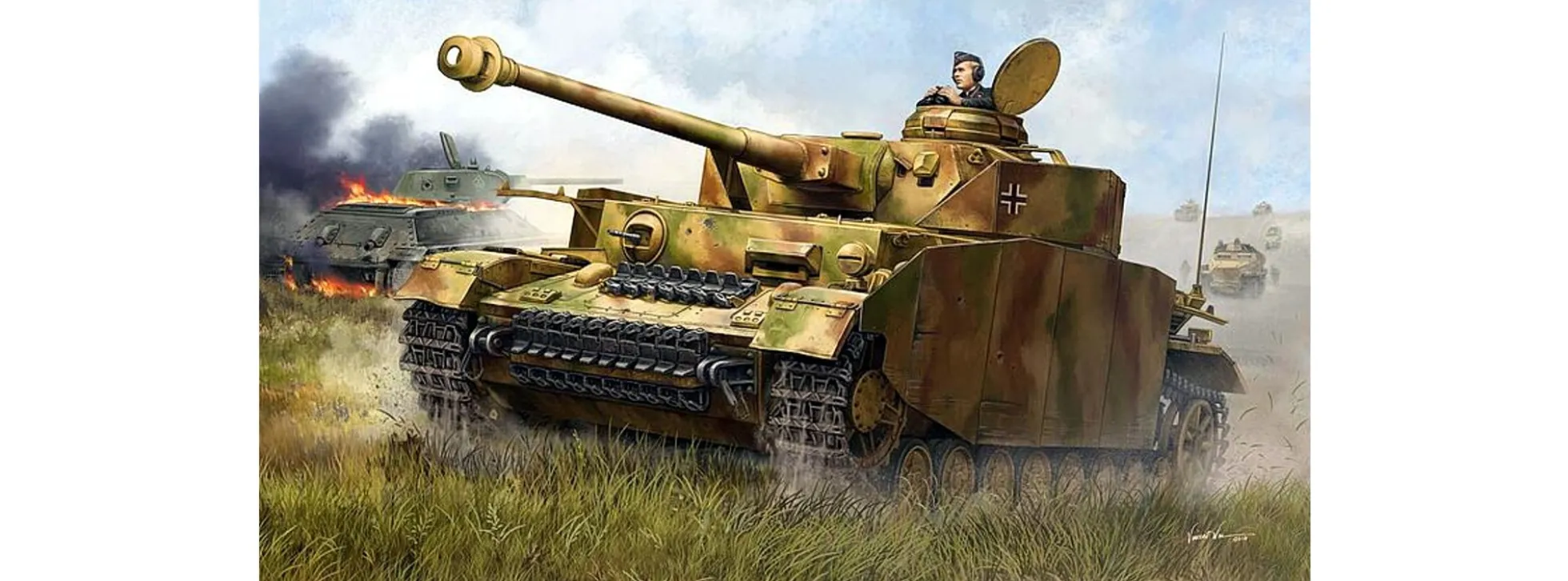 TRUMPETER 00920 PzKpfw. IV Ausführung H | Panzer Bausatz 1:16