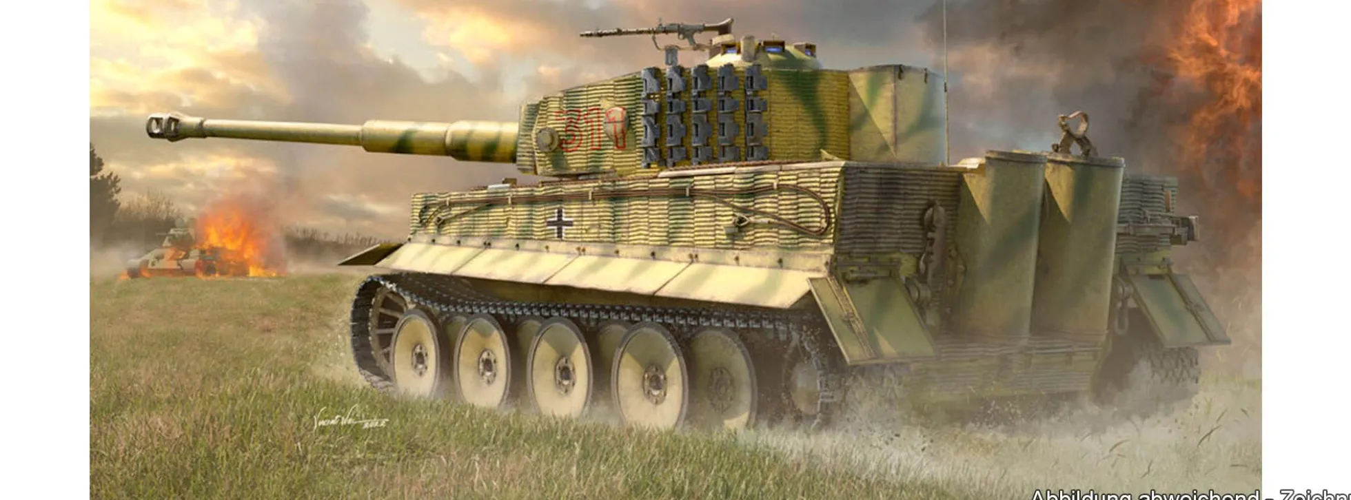 TRUMPETER 00944 Pz. Kpfw. VI Ausf. E Sd. Kfz. 181 Tiger I | Panzer Bausatz 1:16