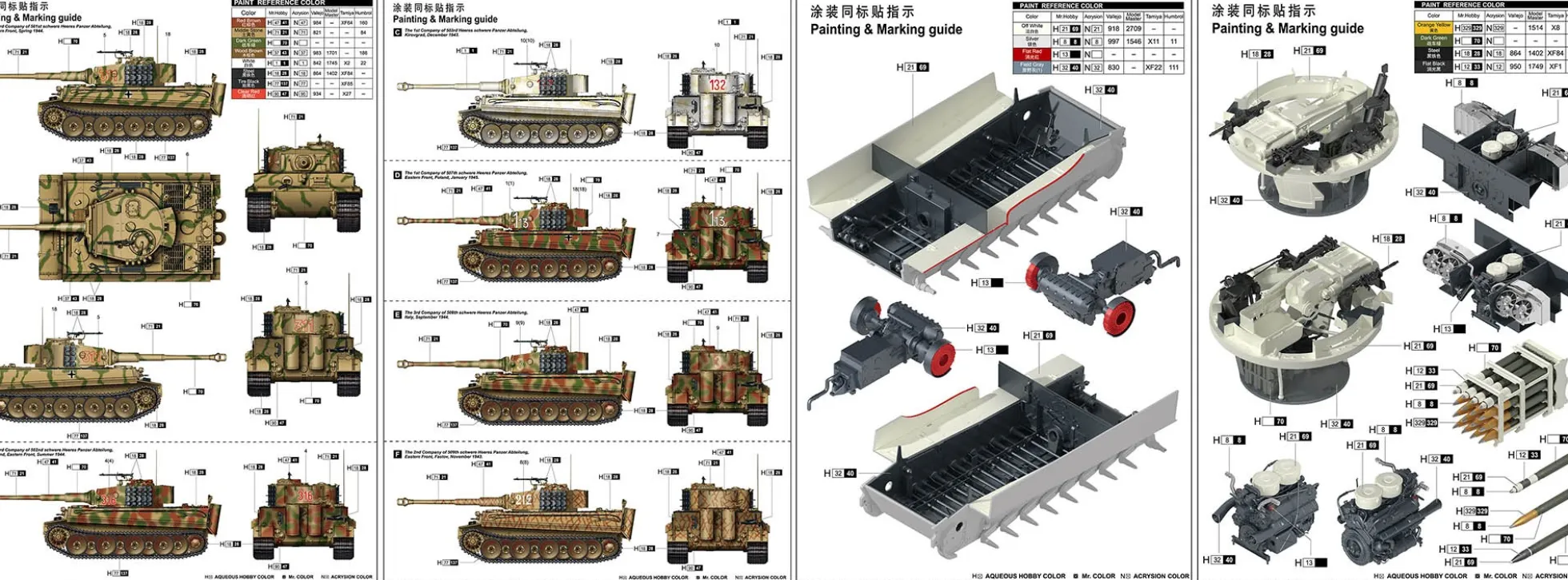 TRUMPETER 00944 Pz. Kpfw. VI Ausf. E Sd. Kfz. 181 Tiger I | Panzer Bausatz 1:16