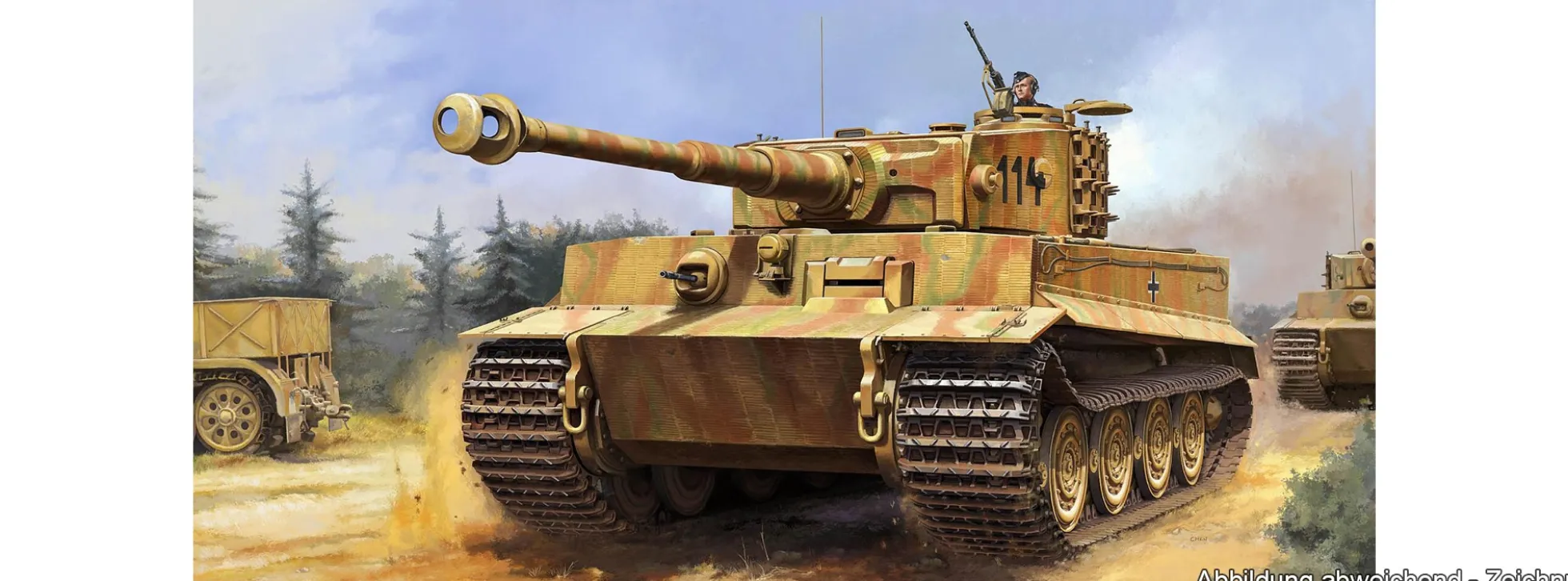 TRUMPETER 00945 Pz. Kpfw. VI Ausf. E Sd.Kfz. 181 Tiger I | Panzer Bausatz 1:16