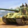 TRUMPETER 0949 Pz. Kpfw. VI Sd. KFZ 182 Tiger II Henschel 105 mm | Panzer Bausatz 1:16