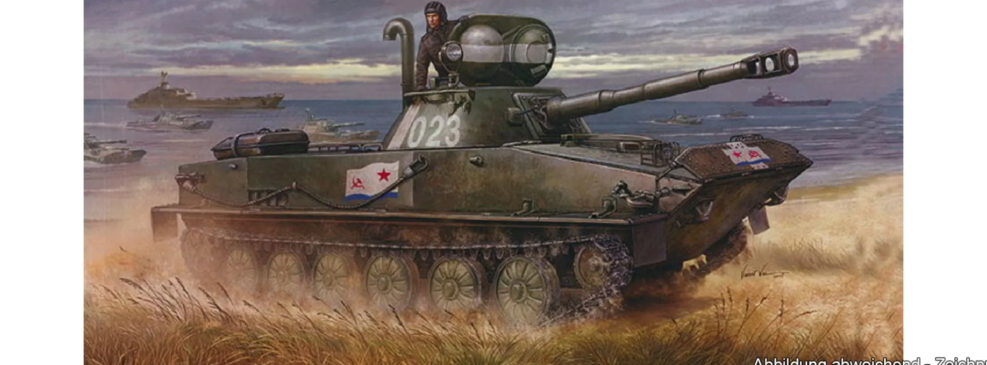 TRUMPETER 00381 Russian PT-76B | Panzer Bausatz 1:35