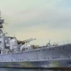 TRUMPETER 05767 Schwerer deutscher Kreuzer Prinz Eugen | Schiff Bausatz 1:700
