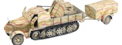 TRUMPETER 01527 Sd. Kfz. 7/2 3,7 cm Flak 43 auf Selbstfahrlafette | Militär Bausatz 1:35