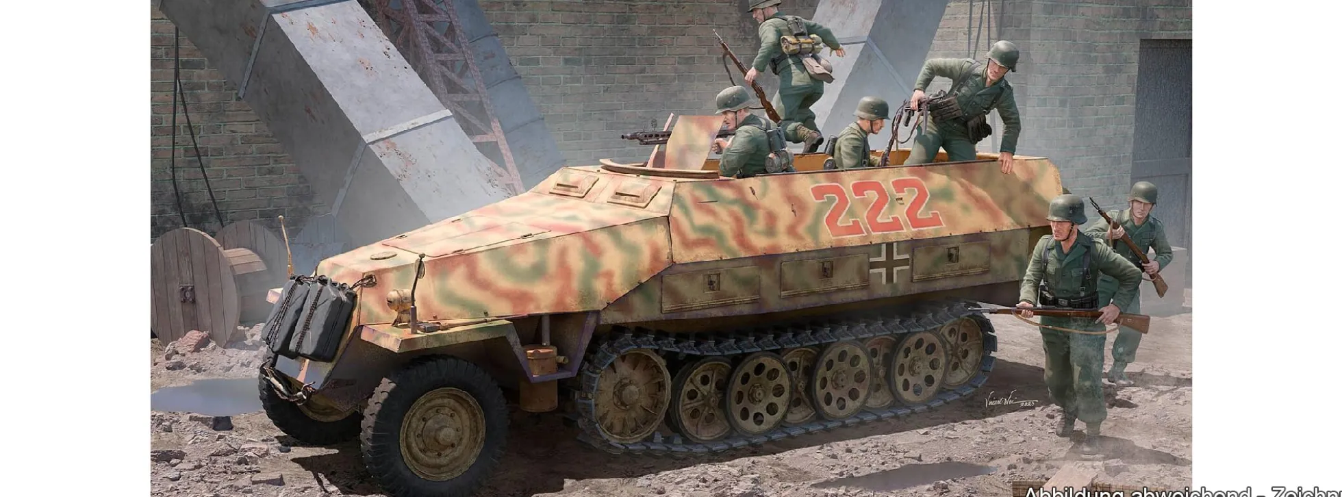 TRUMPETER 00942 Sd. Kfz 251D | Panzer Bausatz 1:16