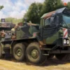 TRUMPETER 07196 Slt-56 Truck mit 56t Semi Anhänger | Militär Bausatz 1/72