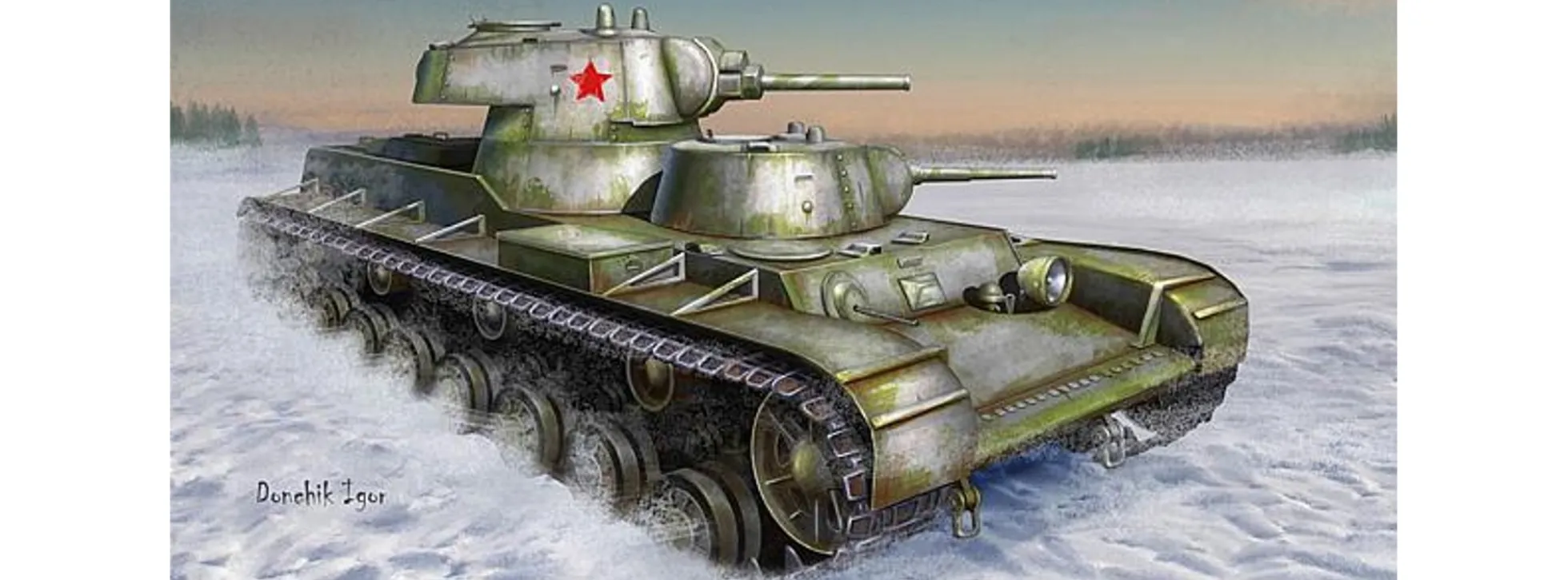 TRUMPETER 09584 SMK Schwerer Panzer | Panzer Bausatz 1:35