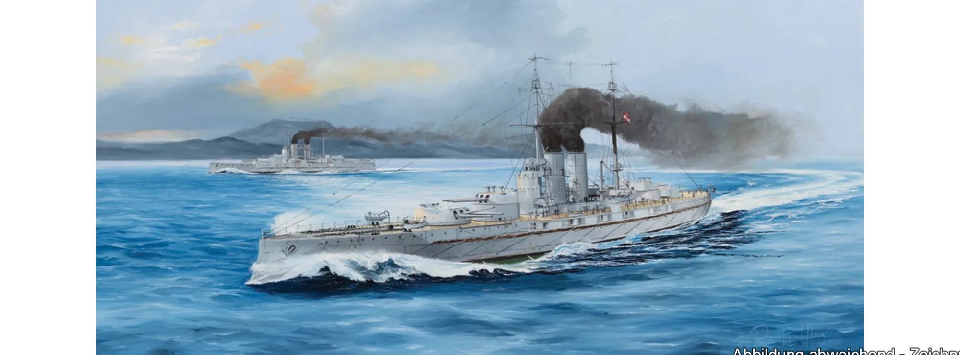 TRUMPETER 05364 SMS Viribus Unitis | Schiffsmodell Bausatz 1:350