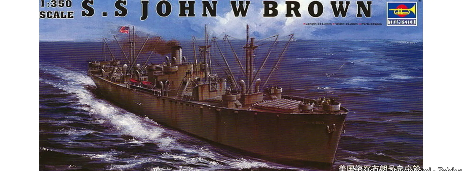 TRUMPETER 05308 S.S John W Brown | Schiff Bausatz 1:350