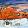 TRUMPETER 02886 UH-34 Seahorse | Hubschrauber Bausatz 1:48