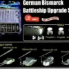 TRUMPETER 06627 Upgrade-Set für Bismarck 1/200 03702