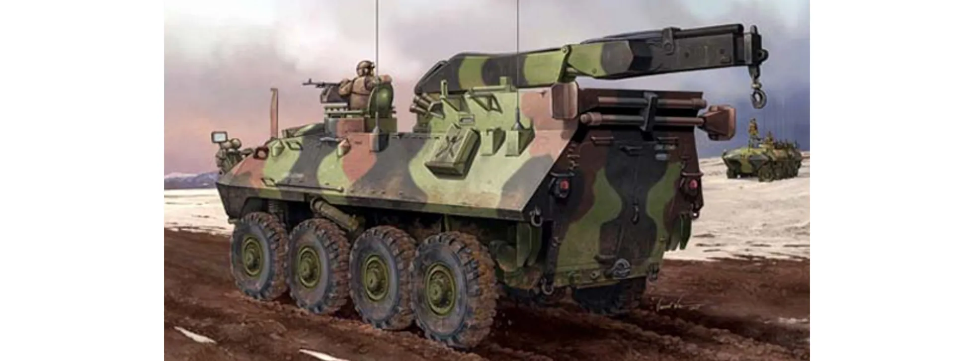 TRUMPETER 00370 USMC LAV-R Light Armored Vehicle Recovery Militär Bausatz 1:35