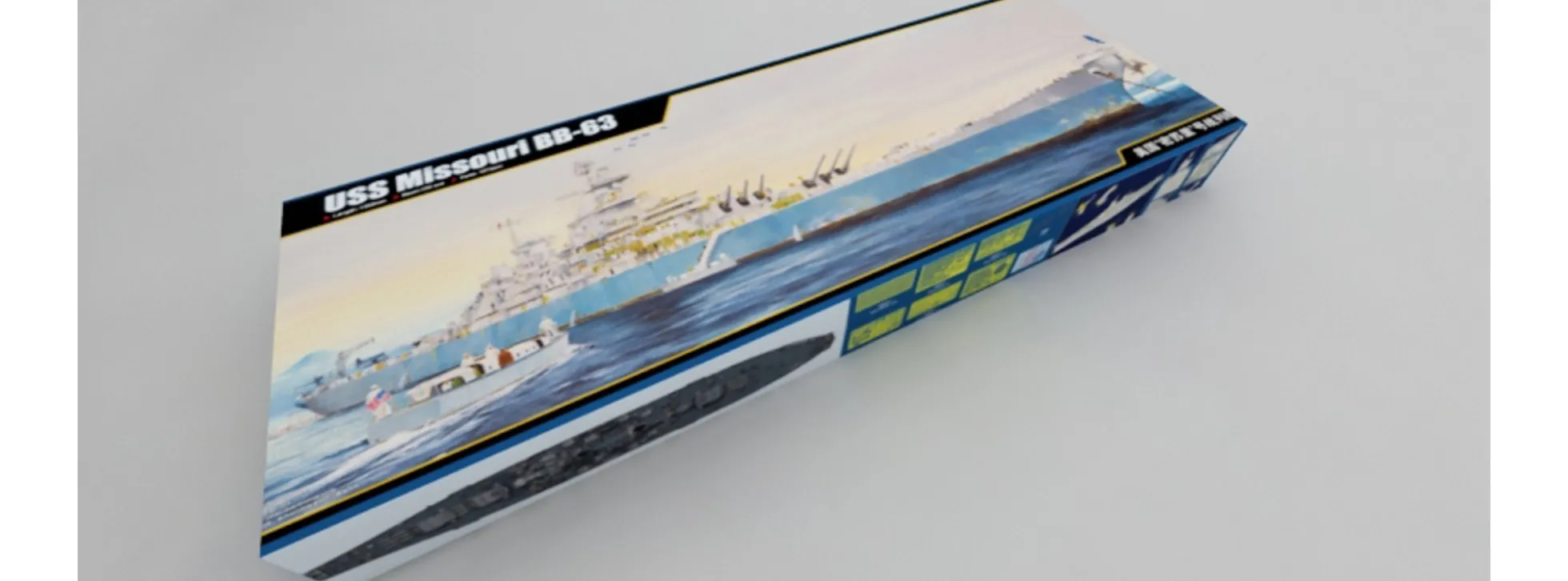 TRUMPETER 03705 U.S. Navy Battleship BB-63 Missouri Bausatz 1:200