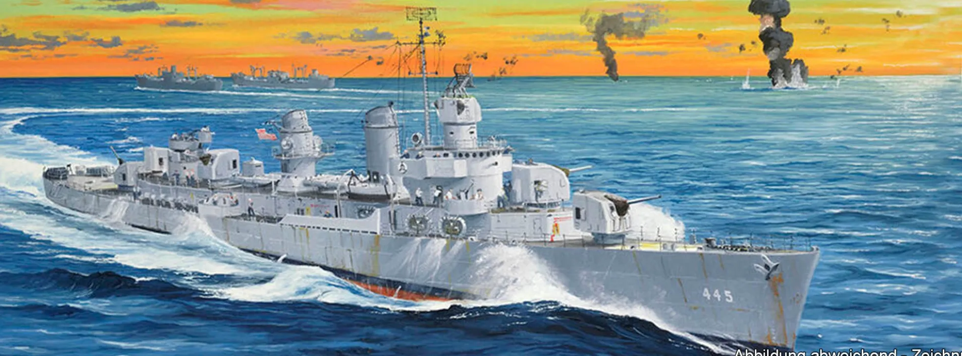 TRUMPETER 03723 USS Fletcher DD-445 | Schiff Bausatz 1:200