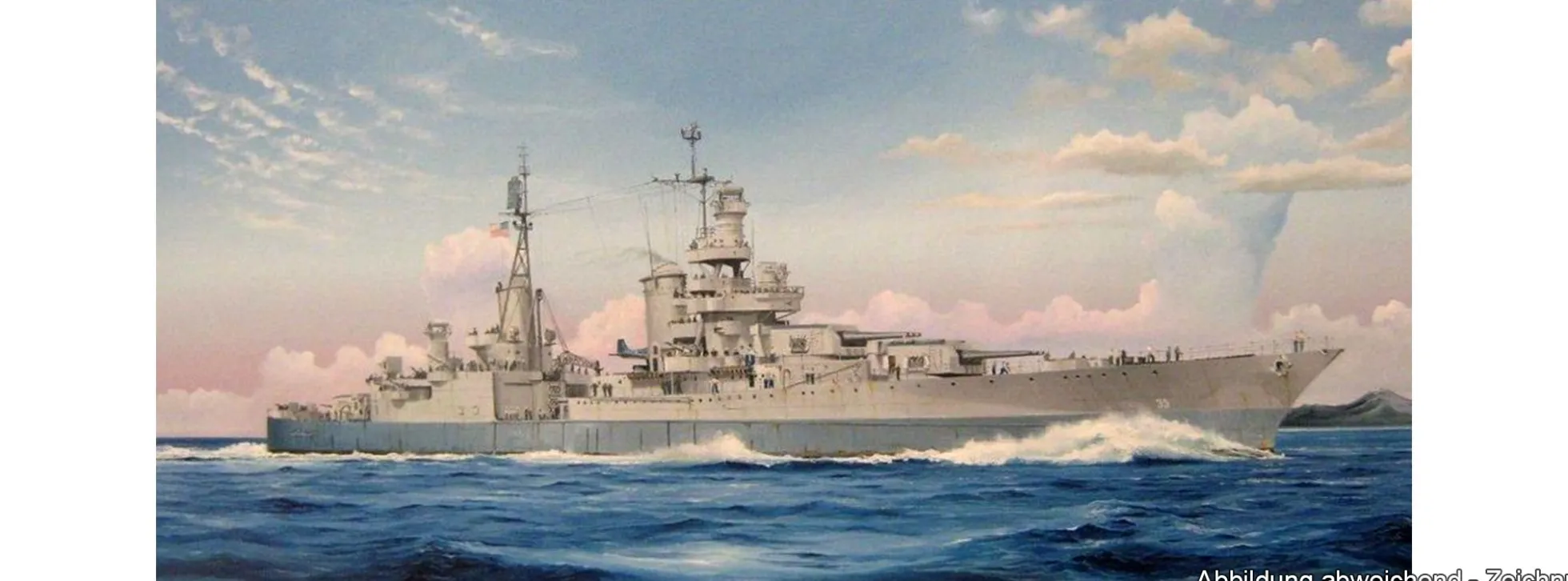 TRUMPETER 05326 USS Indianapolis CA-35 1945 | Schiffsmodell Bausatz 1:350