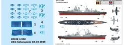 TRUMPETER 05326 USS Indianapolis CA-35 1945 | Schiffsmodell Bausatz 1:350